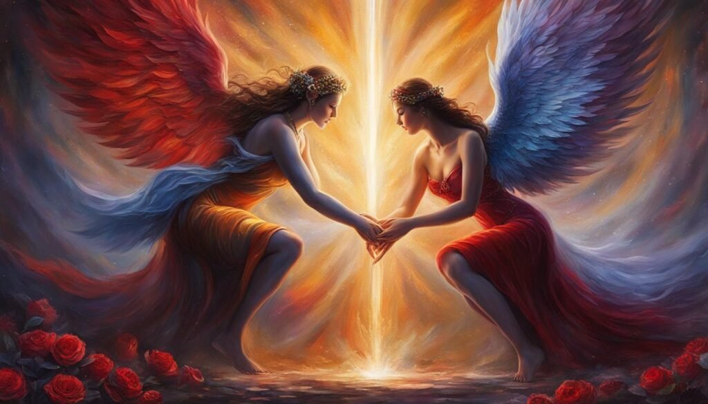 Contraste entre amor ágape e amor eros