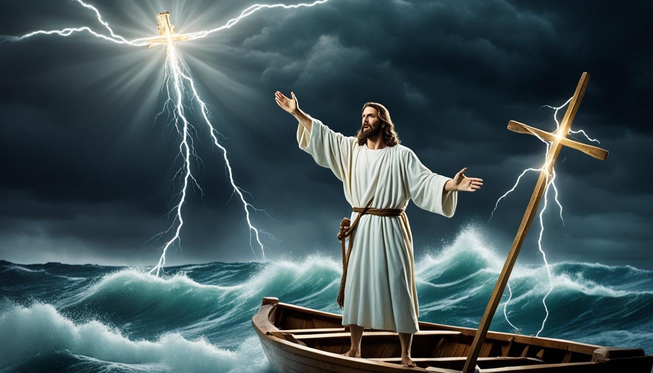 Jesus acalma a tempestade