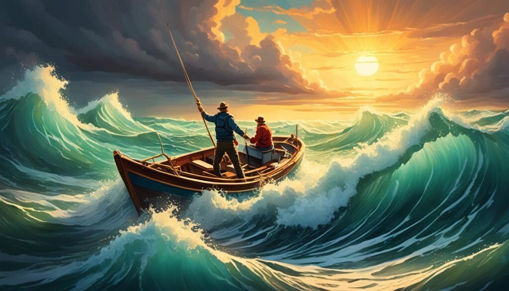 alegria em meio às adversidades