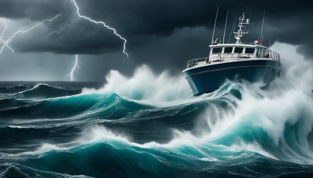 simbolismo da tempestade e do barco