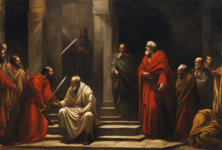 Saul e sacerdotes de Nobe