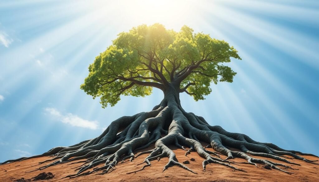 confiança divina e fé inabalável