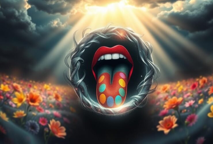 Guarde a sua língua do mal e os seus lábios da falsidade