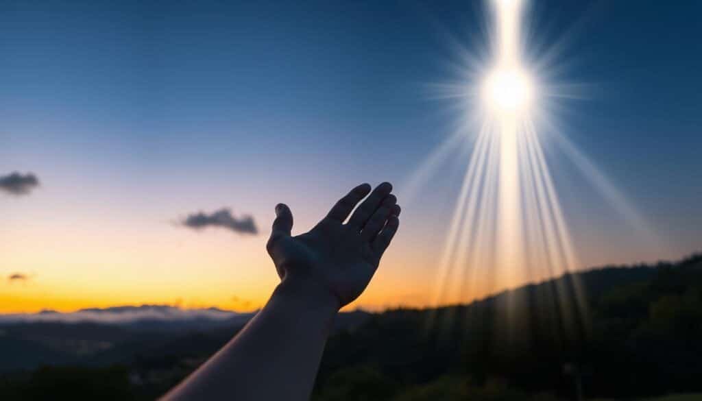 oração amparo divino segurança espiritual