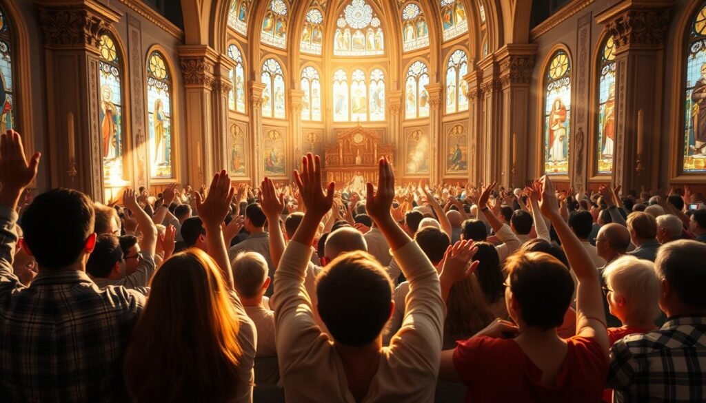 papel da igreja na adoração universal