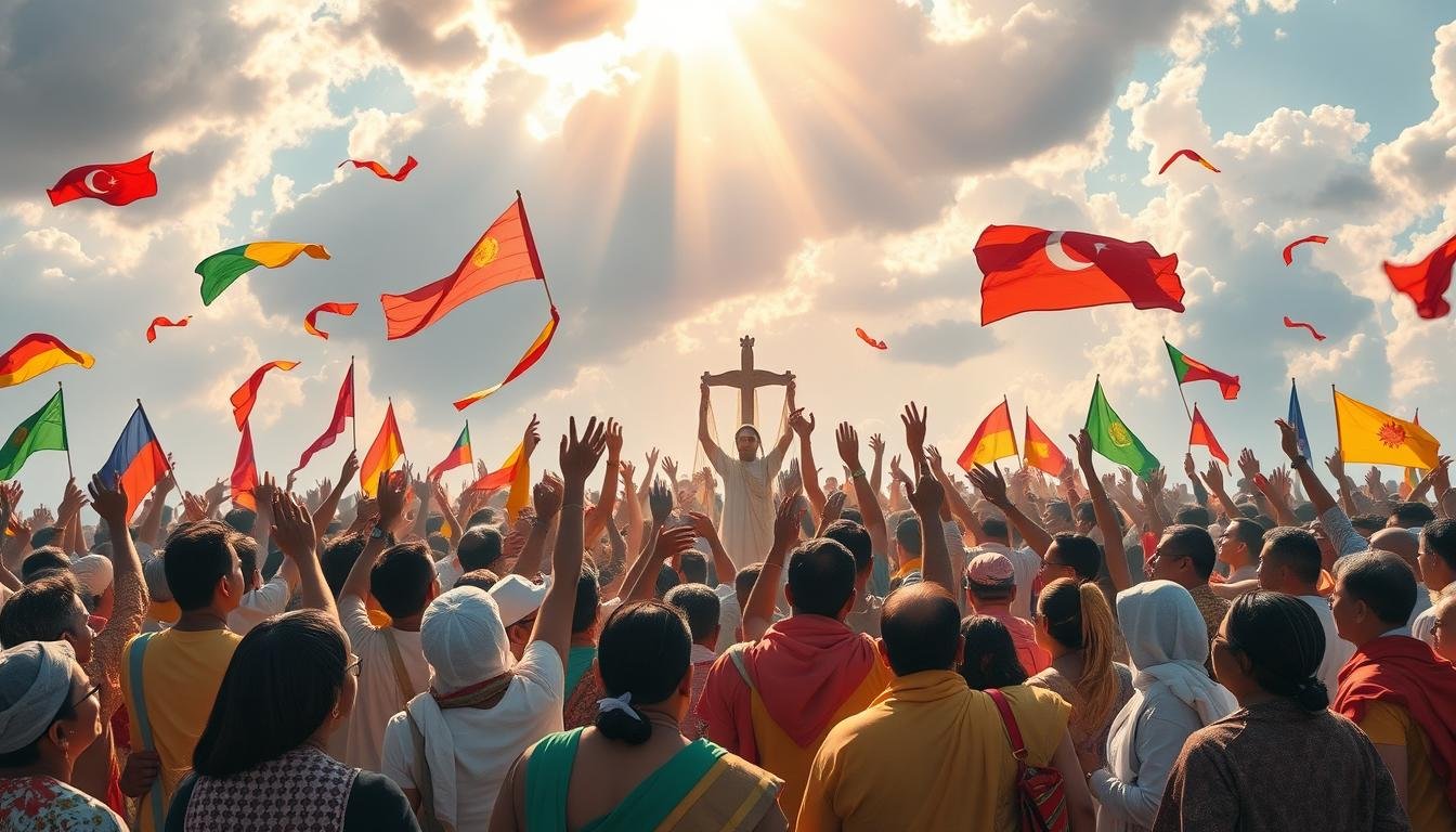 que todas as nações louvem a Deus