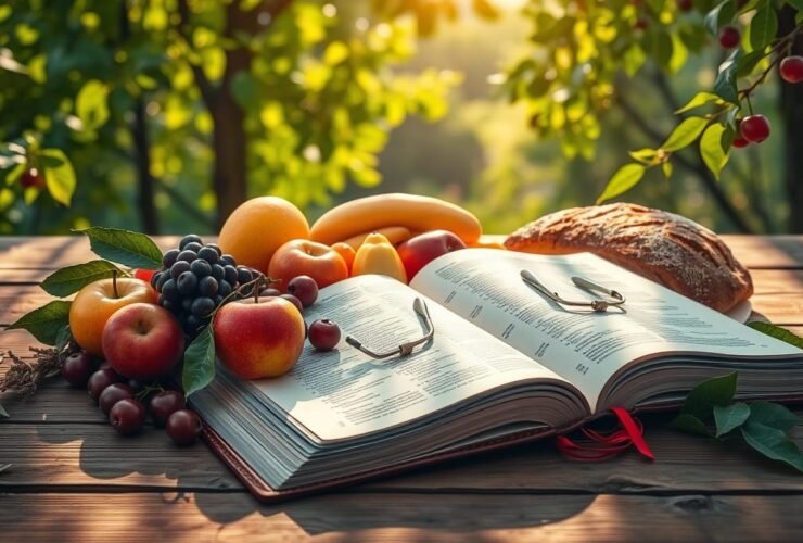 Busque alimento espiritual na Palavra de Deus.