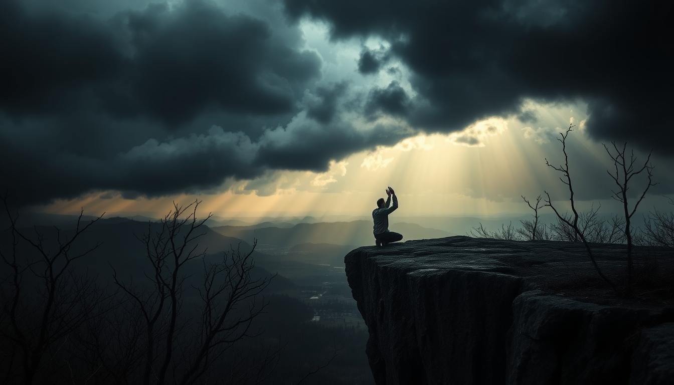 Clamor de socorro e fé em meio à dor no Salmo 88.