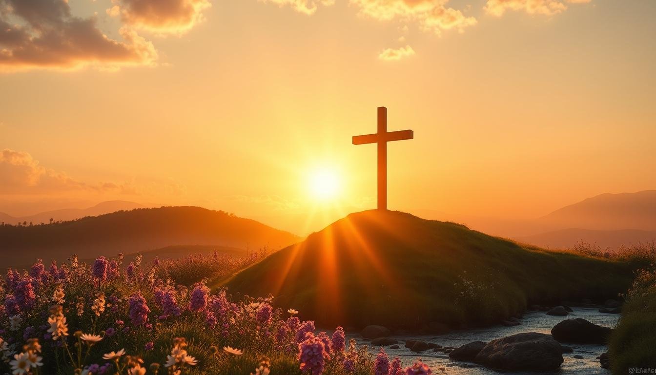 Reflexão sobre o amor de Deus e o sacrifício de Jesus por nós.