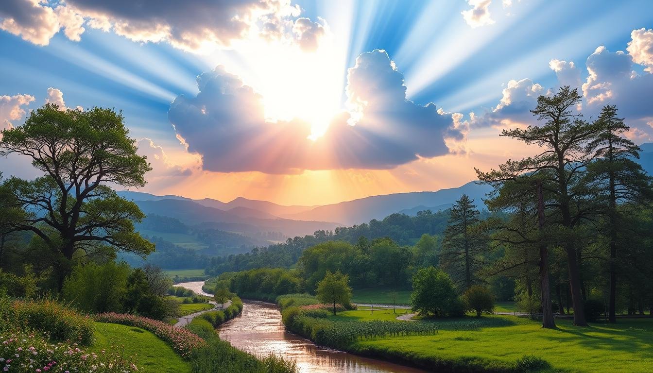 A fidelidade e o amor inabaláveis de Deus.