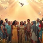 A inclusão de todos na família de Deus através de Cristo.