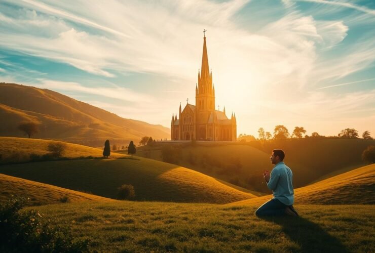 Confiando em Deus durante as dificuldades da vida.