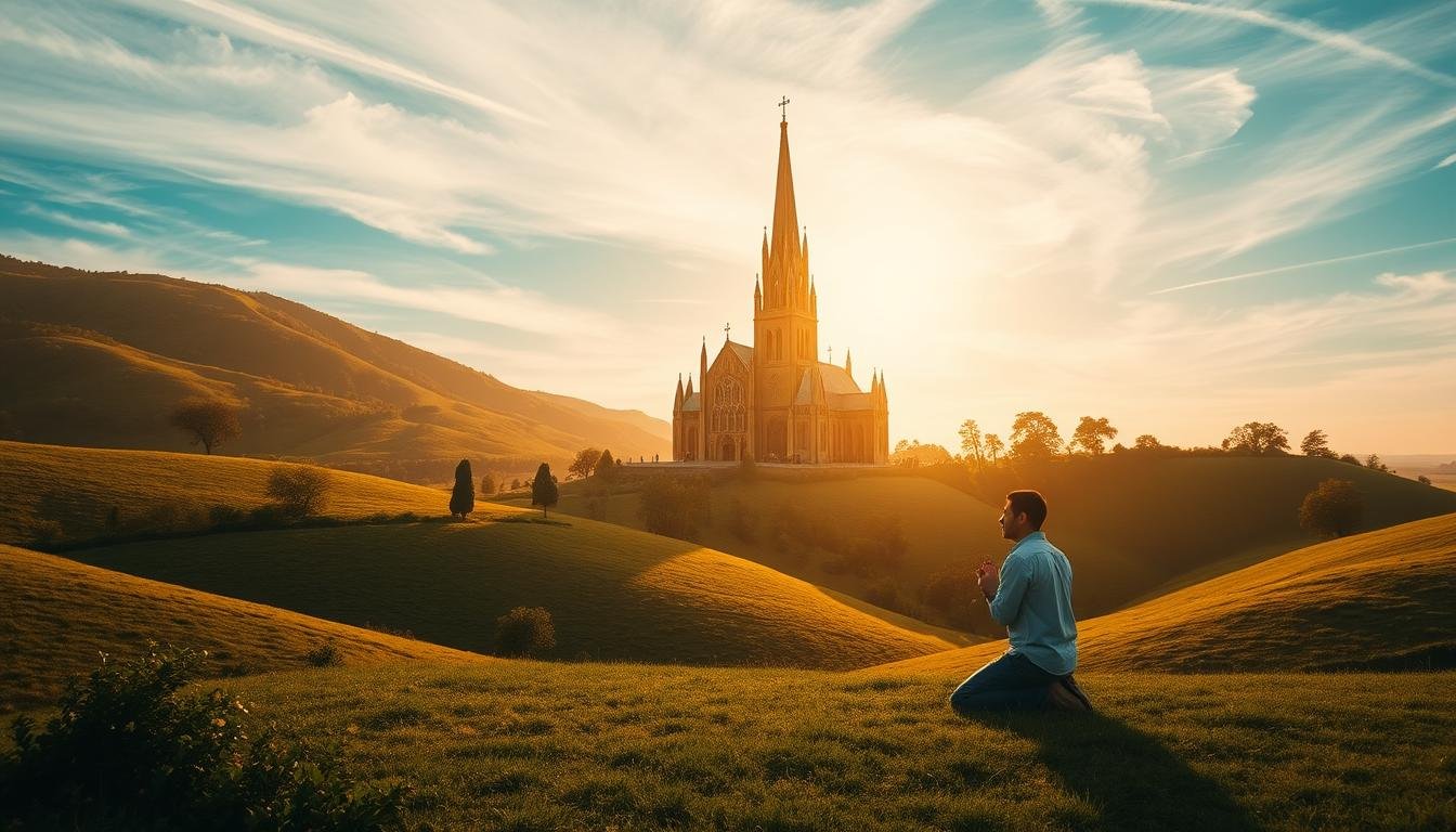 Confiando em Deus durante as dificuldades da vida.