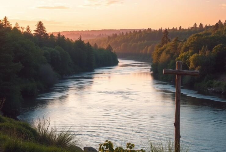 Paz com Deus através da fé em Cristo (Romanos 5:1)