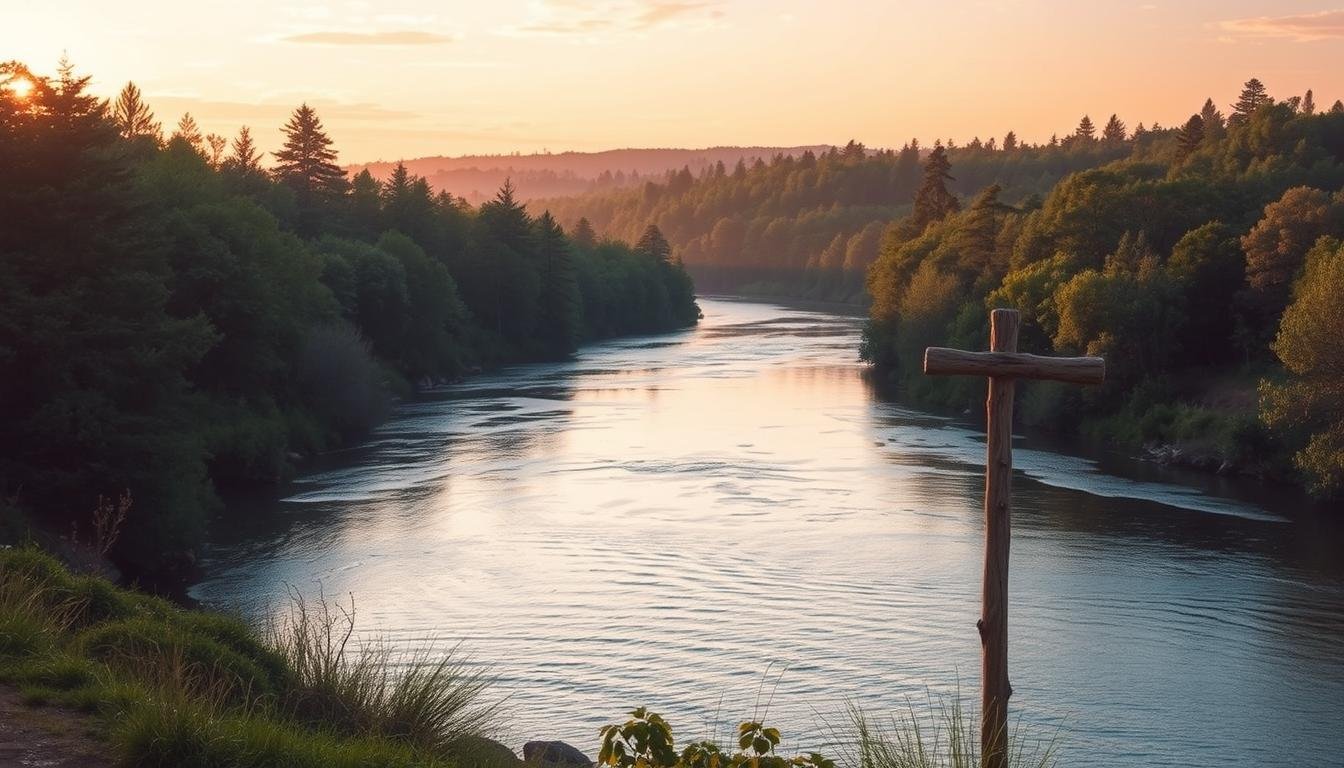 Paz com Deus através da fé em Cristo (Romanos 5:1)