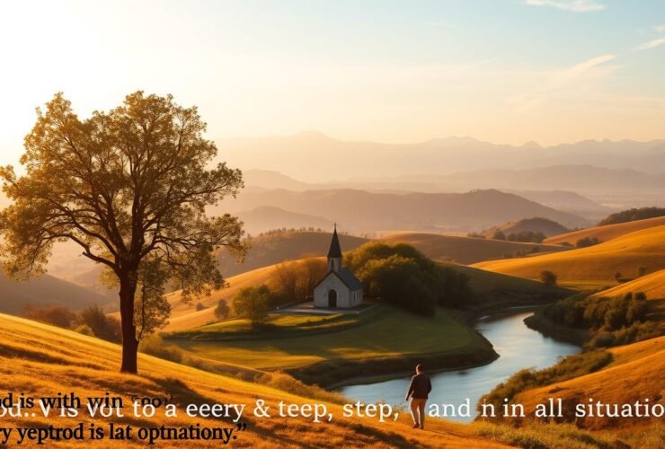 Deus está com você em cada etapa e em todas as situações