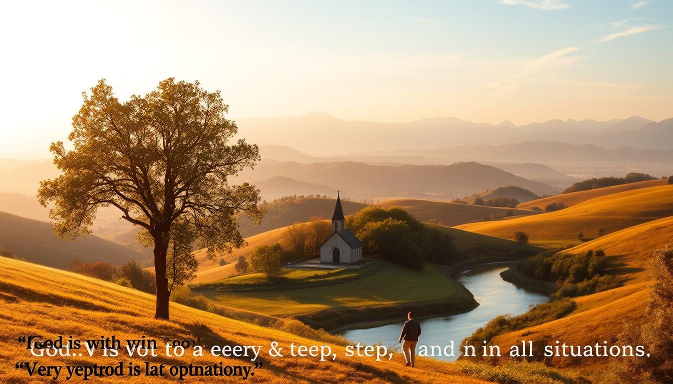 Deus está com você em cada etapa e em todas as situações