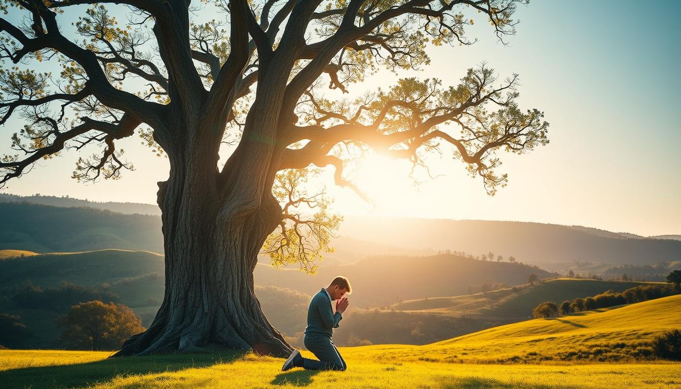 Entregue suas preocupações a Deus e confie Nele.
