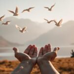 Entregue suas preocupações a Deus e confie Nele.