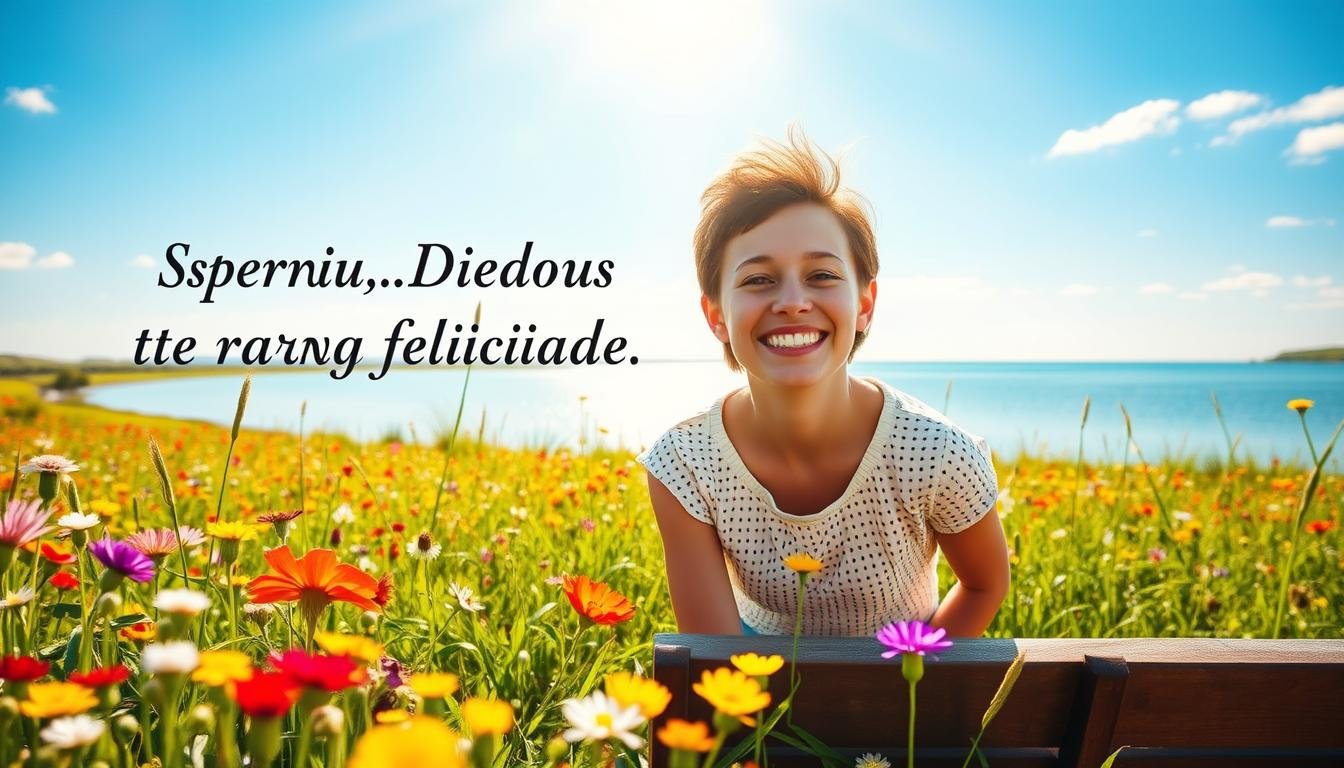 Sorria, Deus te ama e proporciona alegria em sua vida diária.