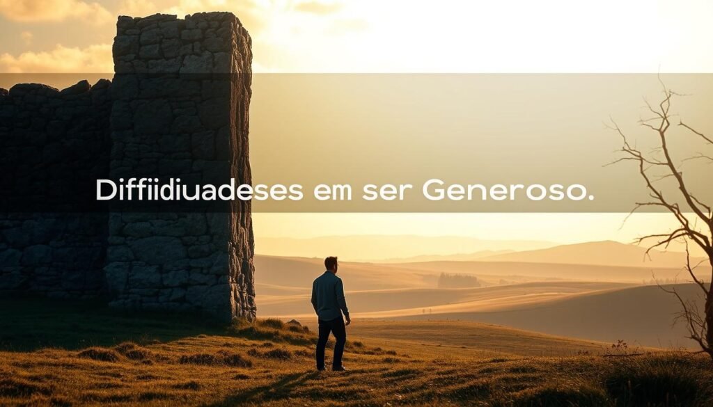 Barreiras da generosidade