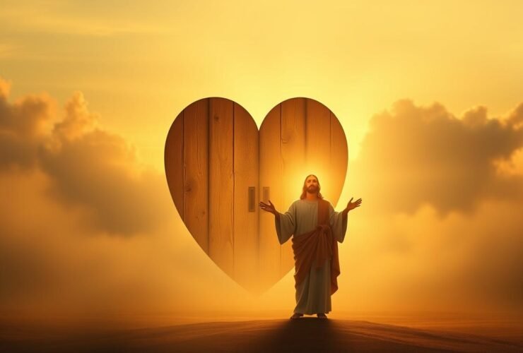 Jesus é a chave que abre o coração fechado