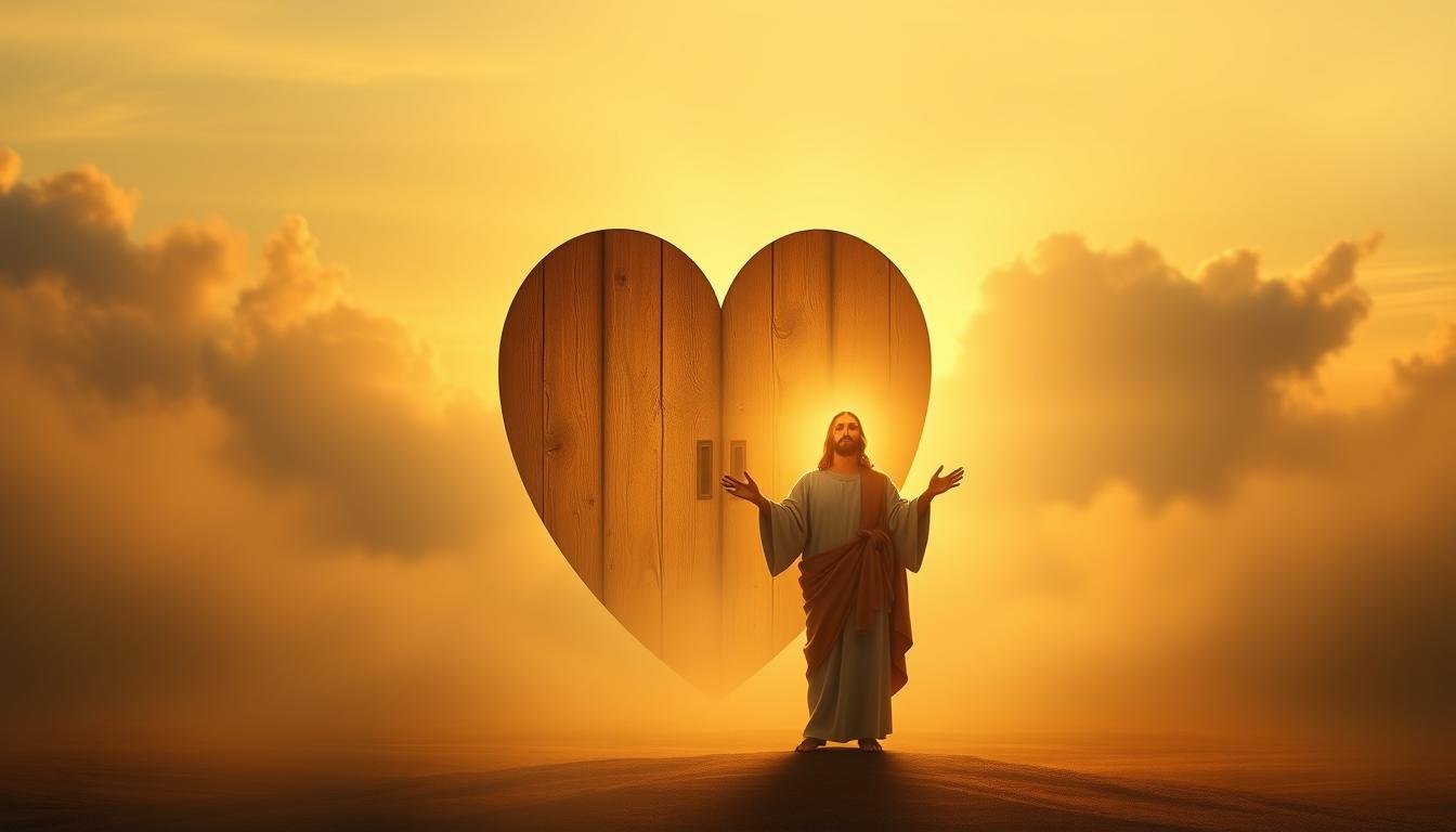 Jesus é a chave que abre o coração fechado