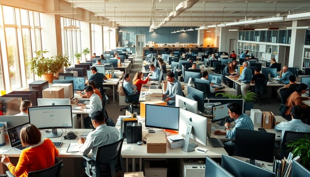 mudanças no trabalho