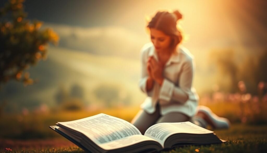 oração e meditação na Palavra
