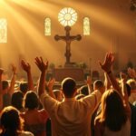 Encorajando e louvar ao Senhor juntos com amor