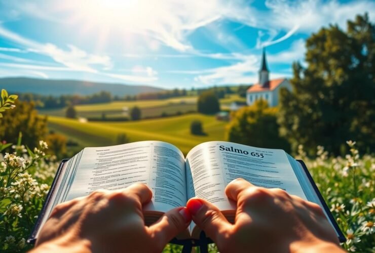 Louvor e gratidão a Deus pelo Salmo 65