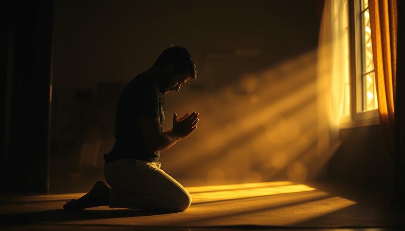 Oração e intimidade com Deus."