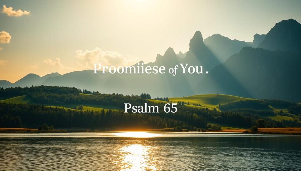 Promessas de Deus no Salmo 65