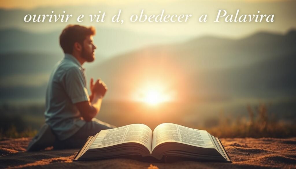 ouvir e obedecer a Palavra