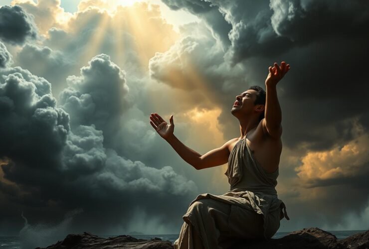 Clamando por ajuda e buscando abrigo em Deus.