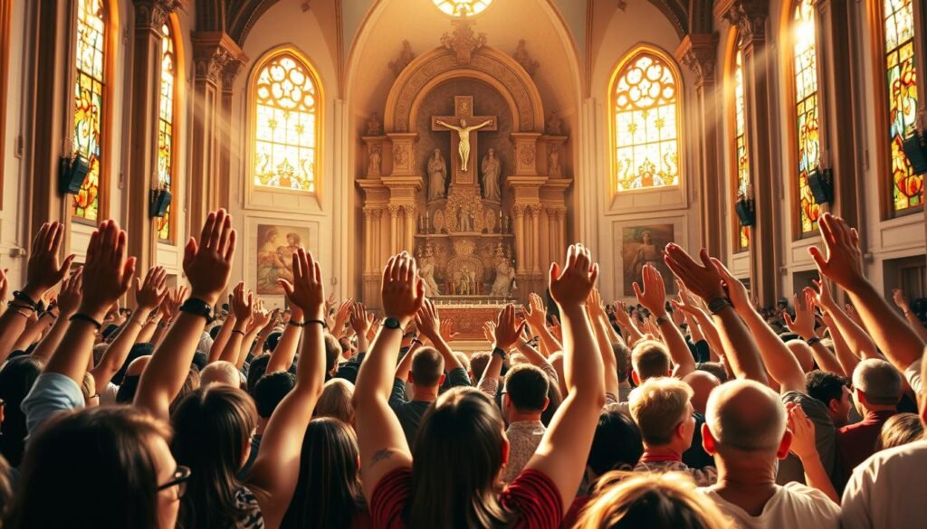 Comunidade e exaltação a Deus