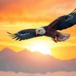 "Voando alto como águias" e renovação de forças em Deus.