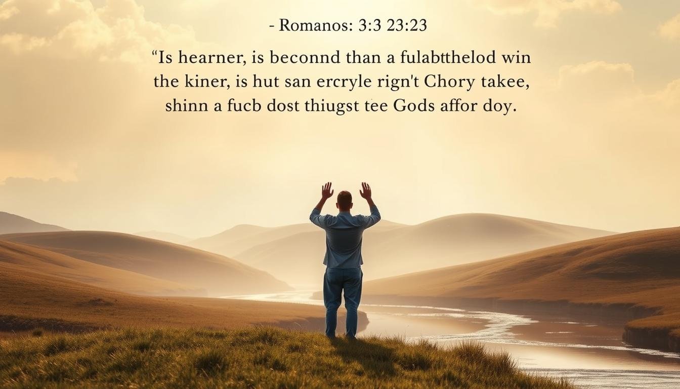 "Todos pecaram, destituídos da glória de Deus" (Romanos 3:23)