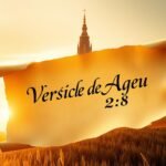 &quot;Versículo de Ageu 2:8 - O Senhor dos Exércitos&quot;.