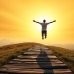 Dê um passo de fé e confie em Deus.