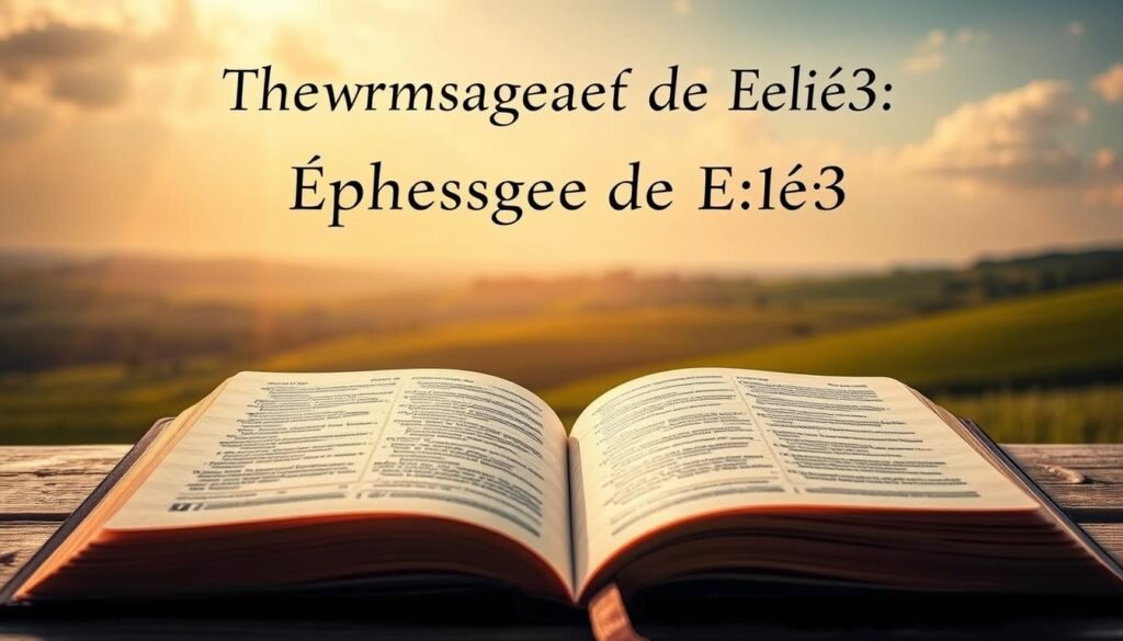 mensagem de Efésios