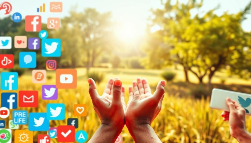 redes sociais e ações positivas