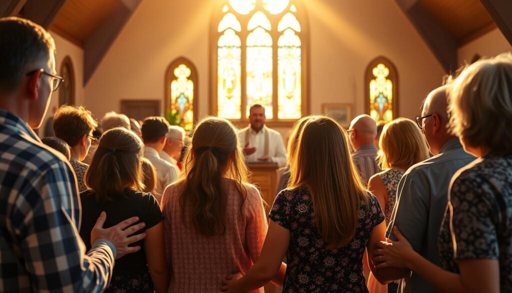 suporte espiritual na comunidade