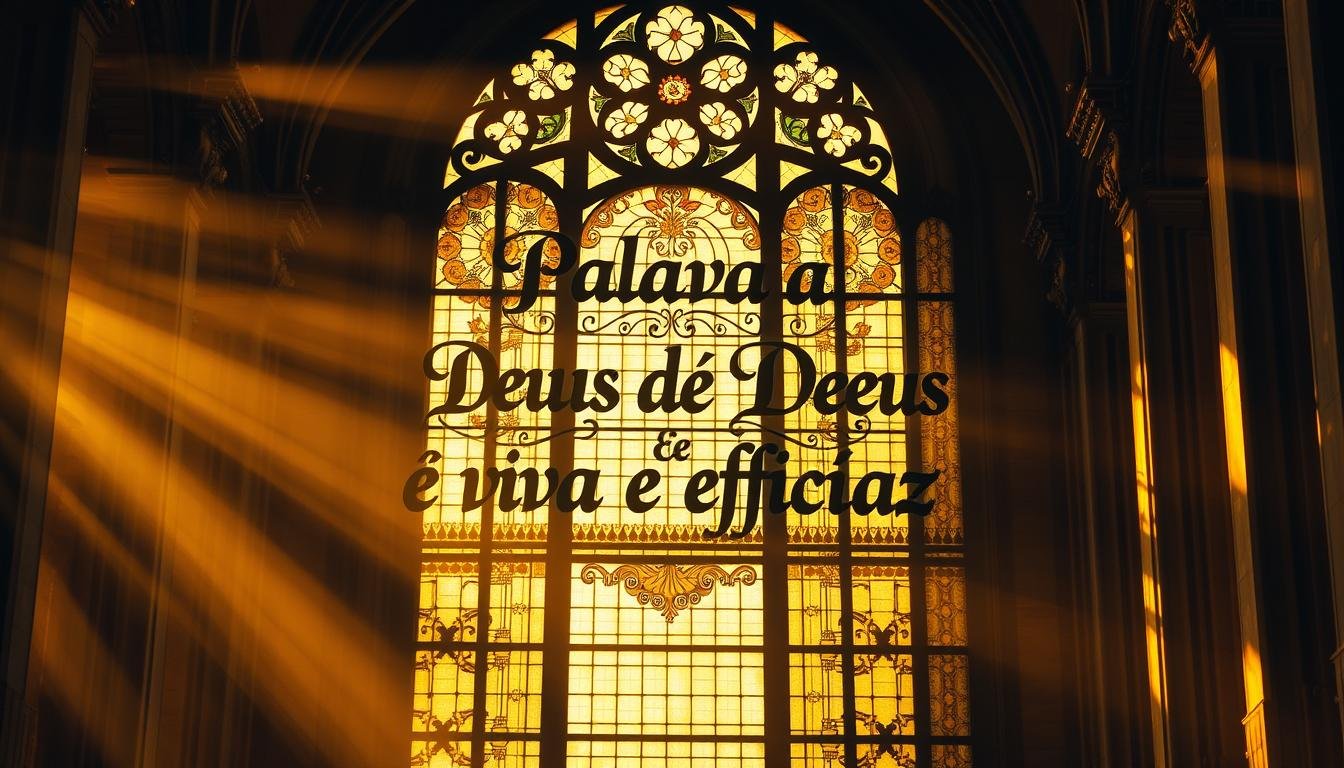 Palavra de Deus é viva e eficaz, transforma corações.