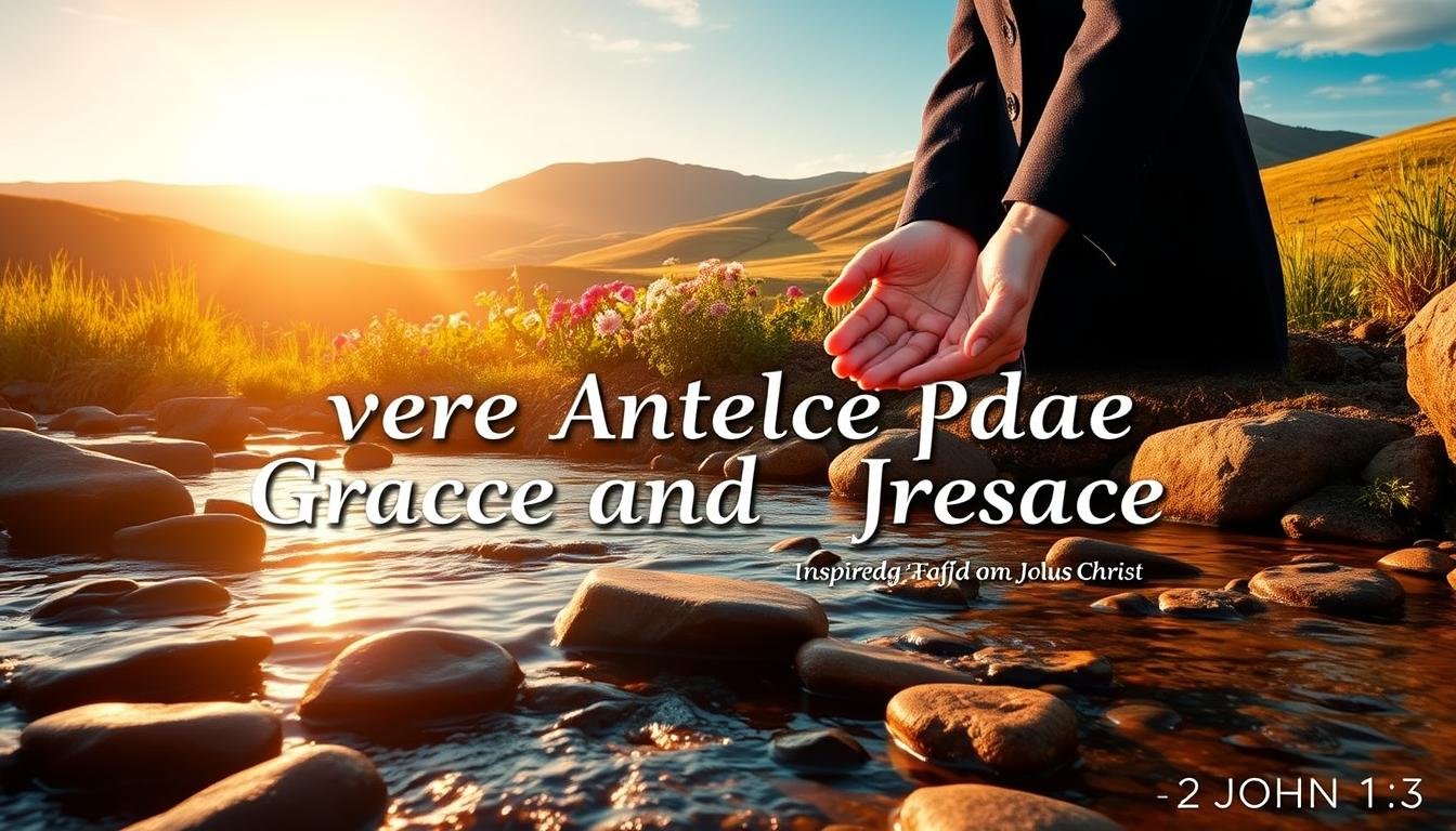 A graça e a paz em Jesus Cristo, 2 João 1:3