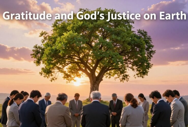 Agradecimento e Justiça de Deus na Terra