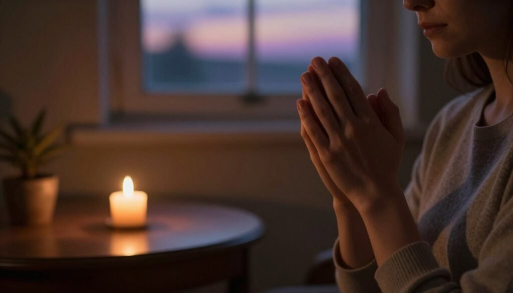 papel da oração em momentos de angústia