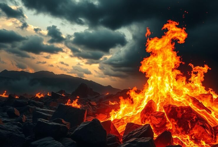 "Deus é fogo consumidor e zeloso" - Deuteronômio 4:24