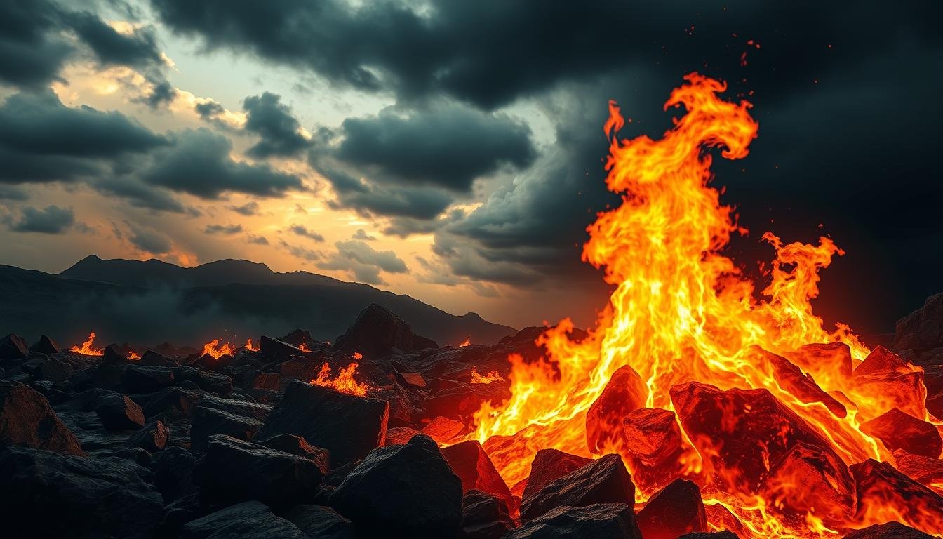 "Deus é fogo consumidor e zeloso" - Deuteronômio 4:24