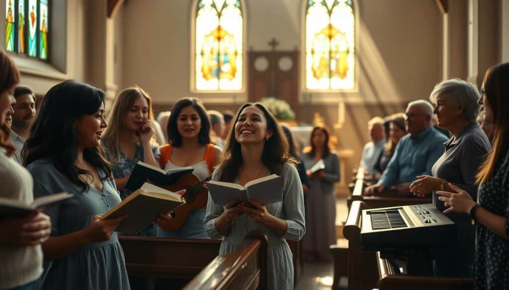 Música cristã como forma de adoração